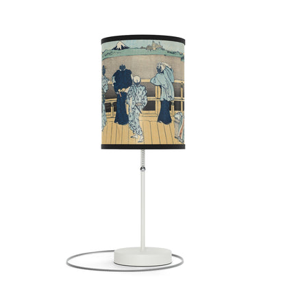 The Sazai Hall by Hokusai Japanese Lamp