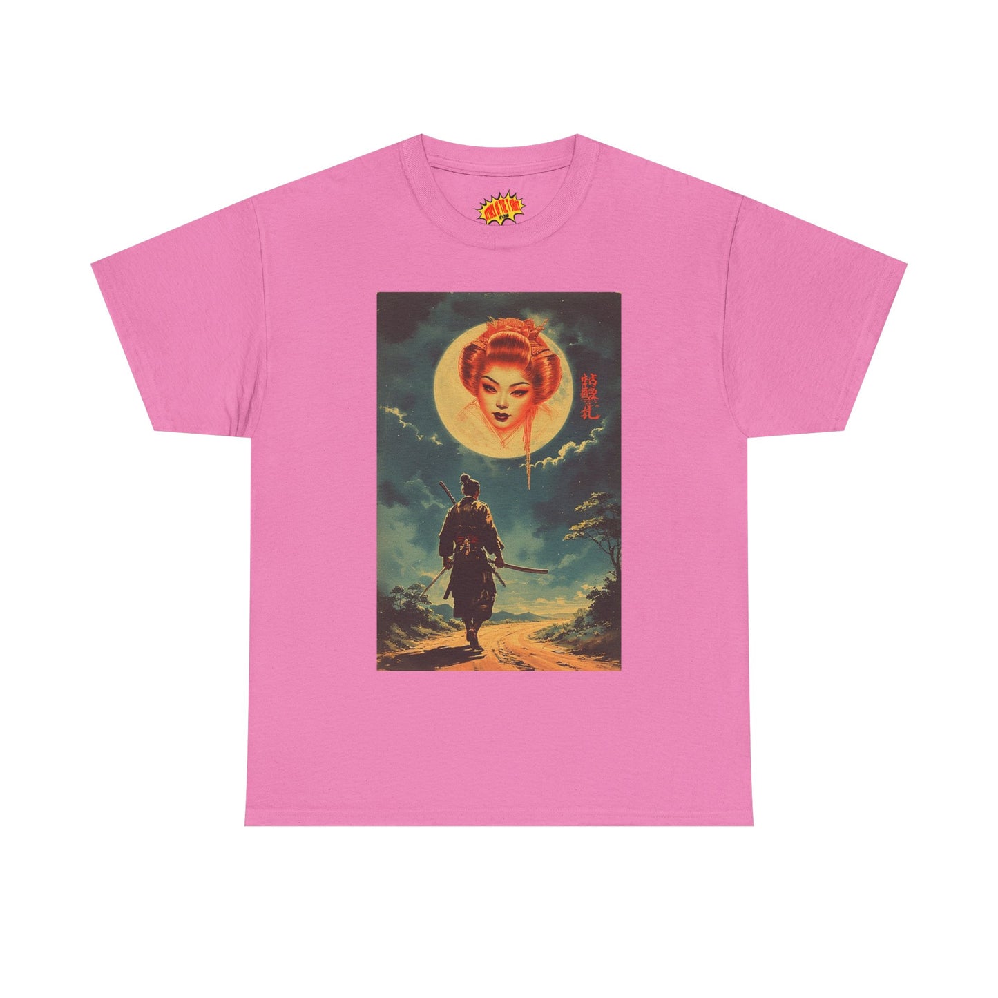 Walking Samurai w/Blood Moon Woman T-Shirt *Multiple Colors*