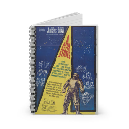 I Aim at the Stars - Vintage Movie Poster Notebook