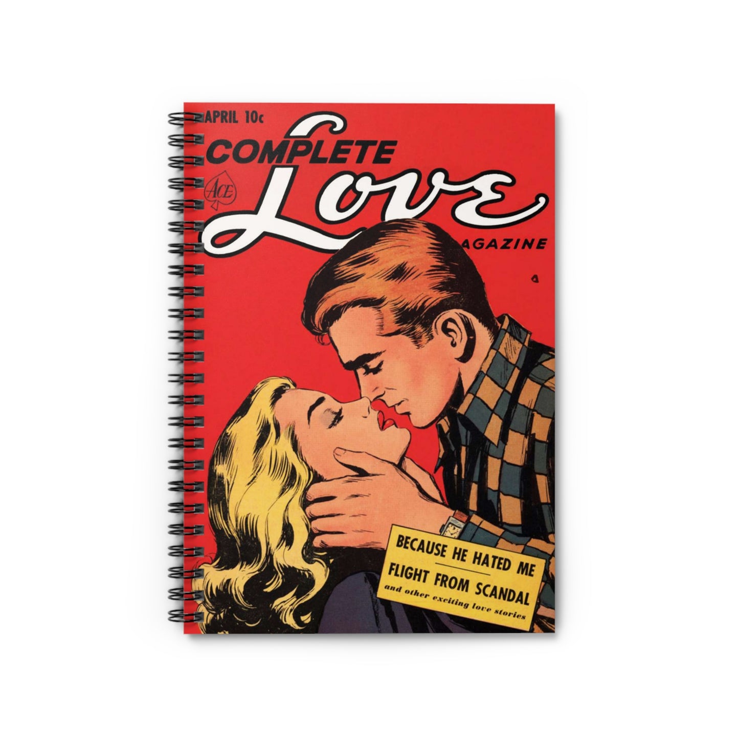 Complete Love April Comic Book Cover Notebook