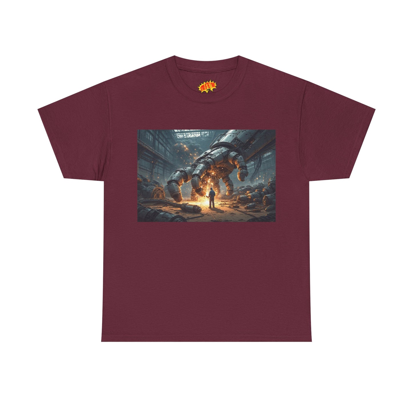 Anime Mech Factory w/Welder & Robot Hand T-Shirt *Multiple Colors*