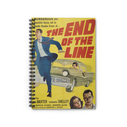 The End of the Line - Vintage Movie Poster Notebook