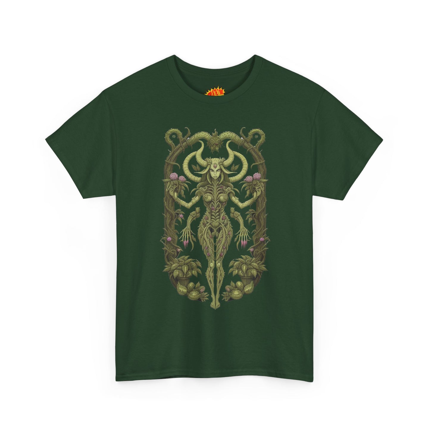 Dryad Flower Succubus Heavy Cotton Forest Dweller Tee Shirt *Multiple Colors*