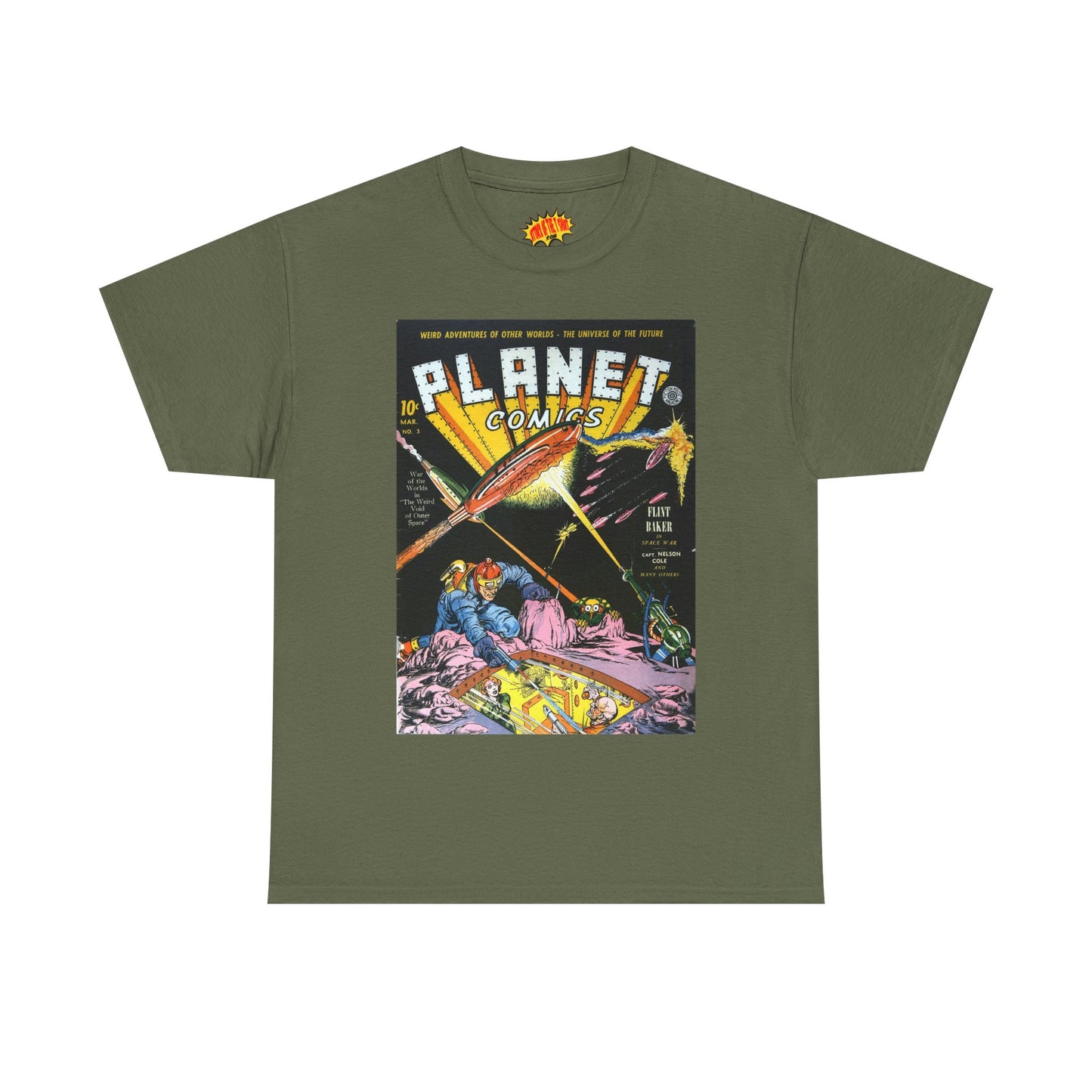Planet Comics #3 - Heavy Cotton Tee *Dark Colors*