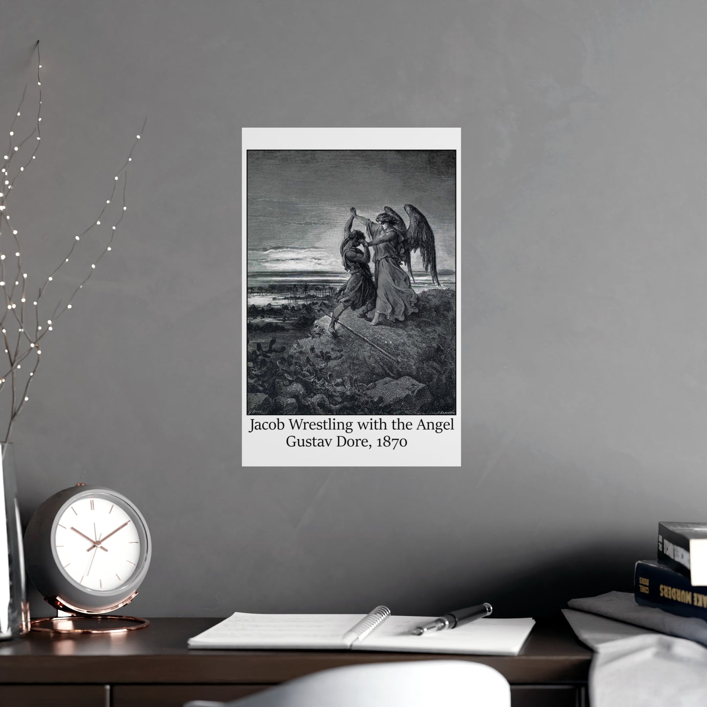 Jacob Wrestling with the Angel - Gustav Dore, 1870