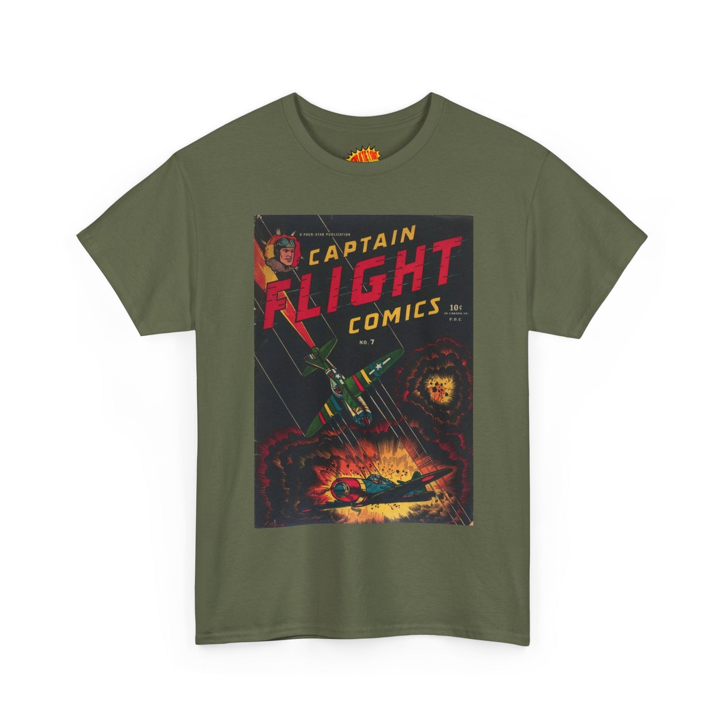 Captain Flight No. 7 Comic Tee Shirt *Multiple Colors*