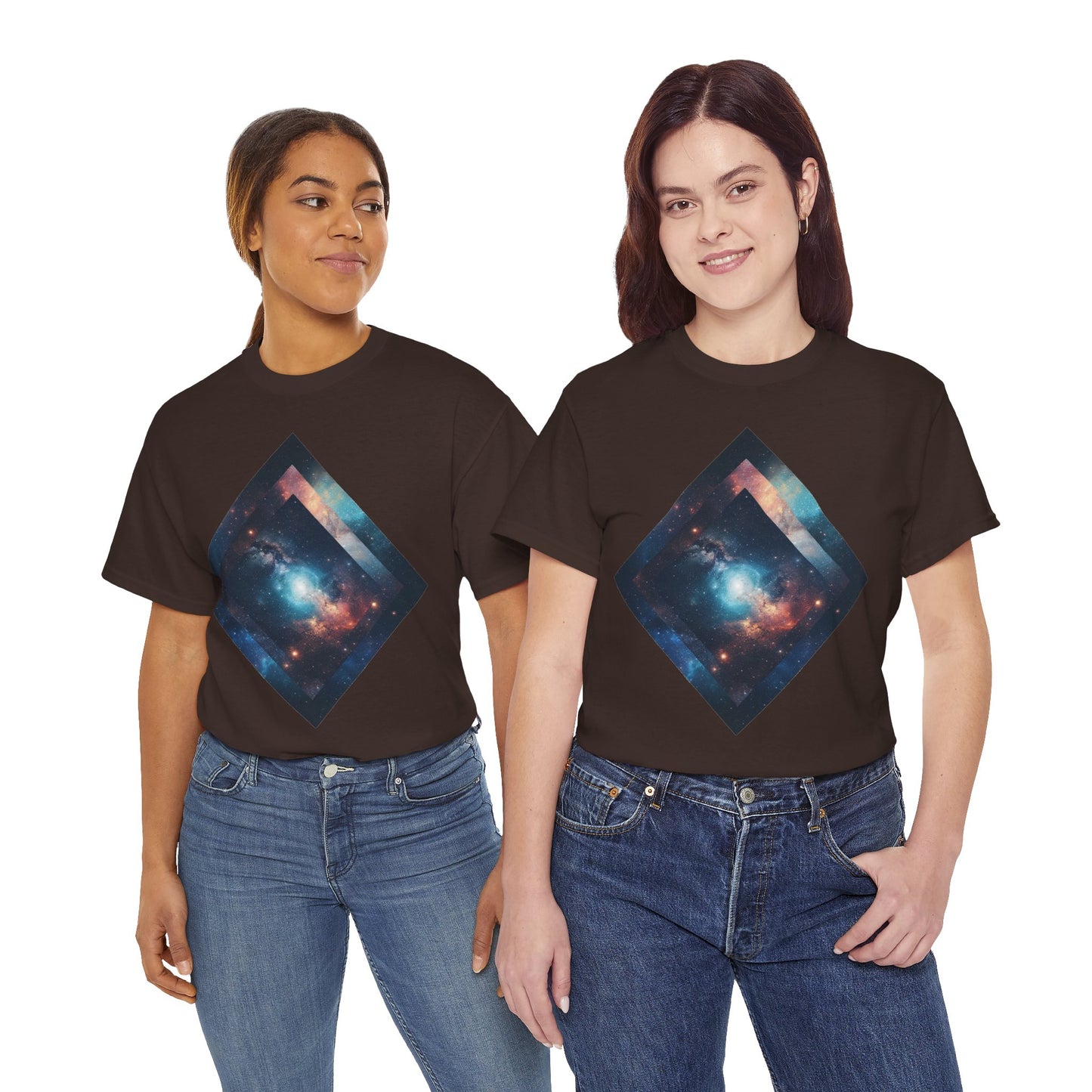 Diamond Galaxy Art Graphic Tee Shirt *Multiple Colors*
