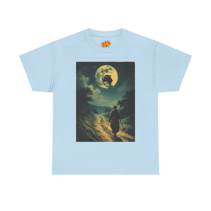 Travelling Samurai w/Moon Geisha Woman T-Shirt