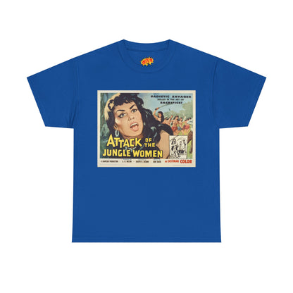 Attack of the Jungle Women Movie Poster T-Shirt
