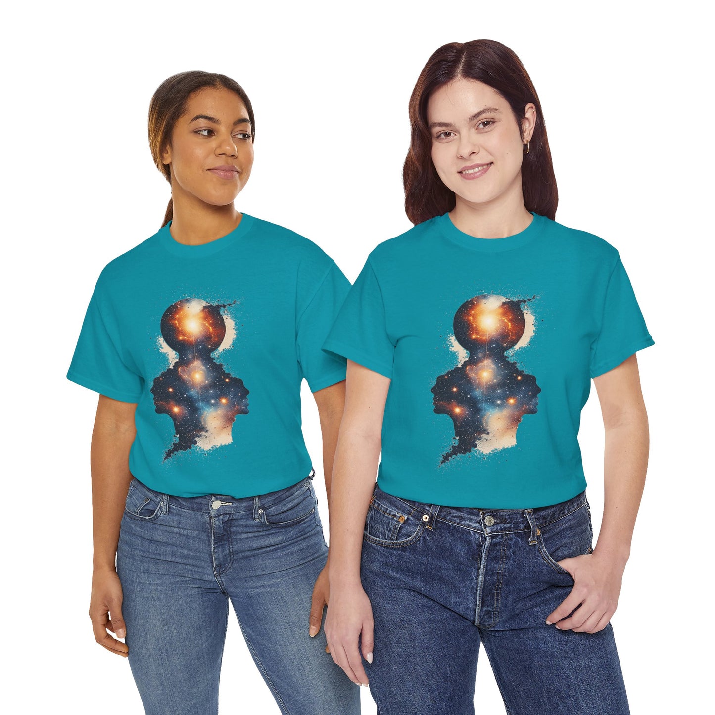 Multiple Galaxy Nebula Art Graphic Tee Shirt *Multiple Colors*
