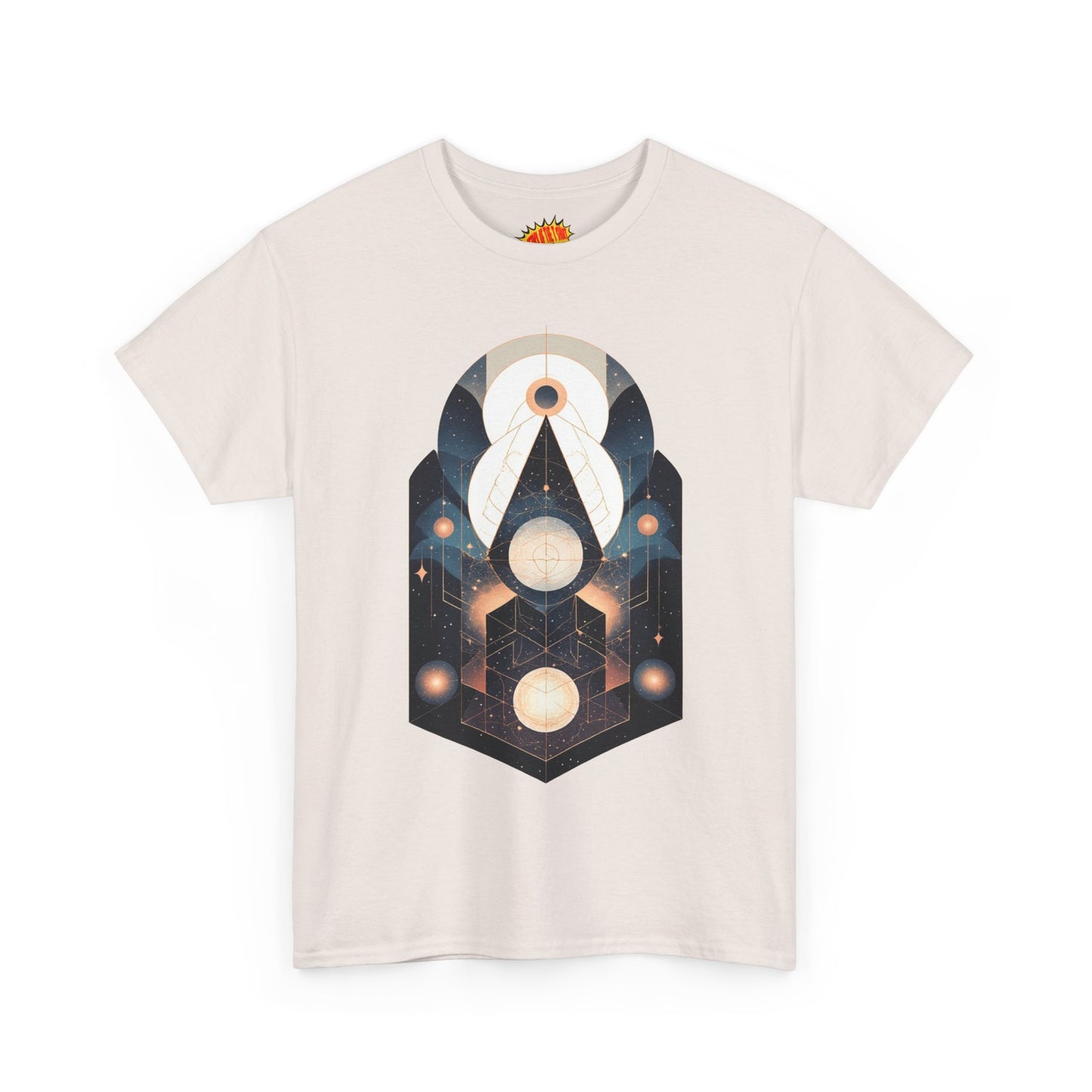 Geometric Space Art Pattern Graphic Tee Shirt *Multiple Colors*