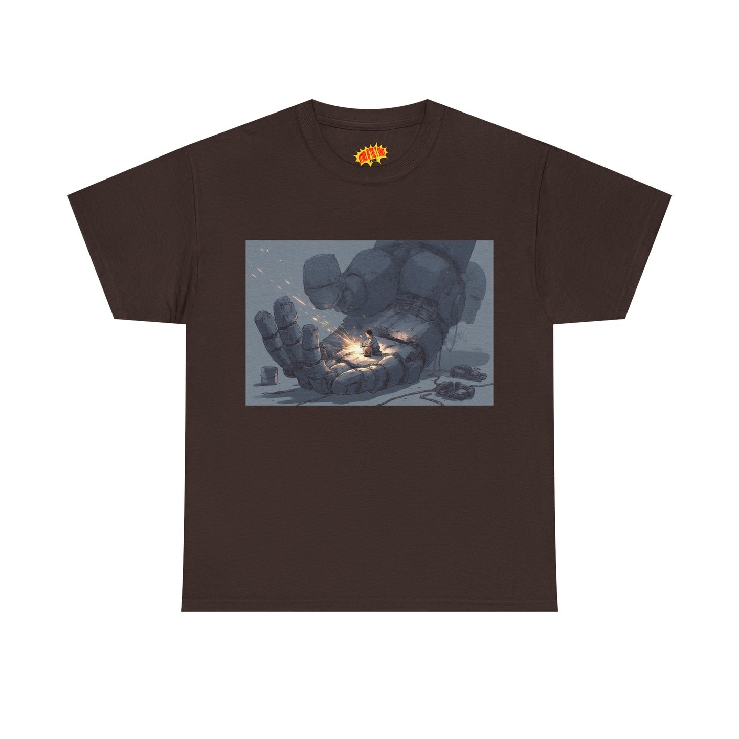 Anime Robot Mech Hand Welder Scene T-Shirt *Multiple Colors*
