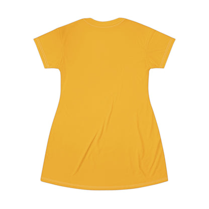 Exciting Comics #53 feat. Miss Masque T-Shirt Dress Yellow