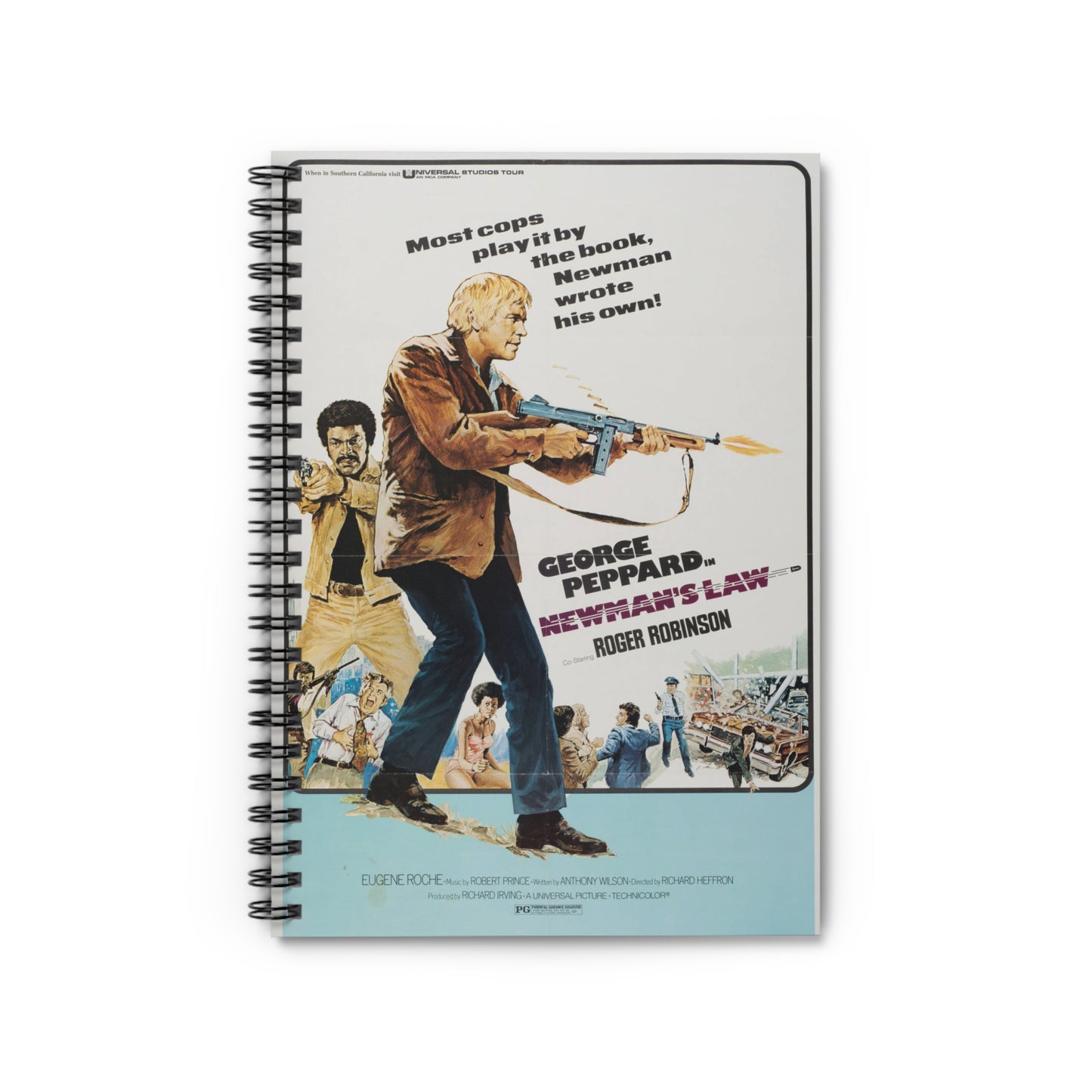 Newman's Law - Vintage Movie Poster Notebook