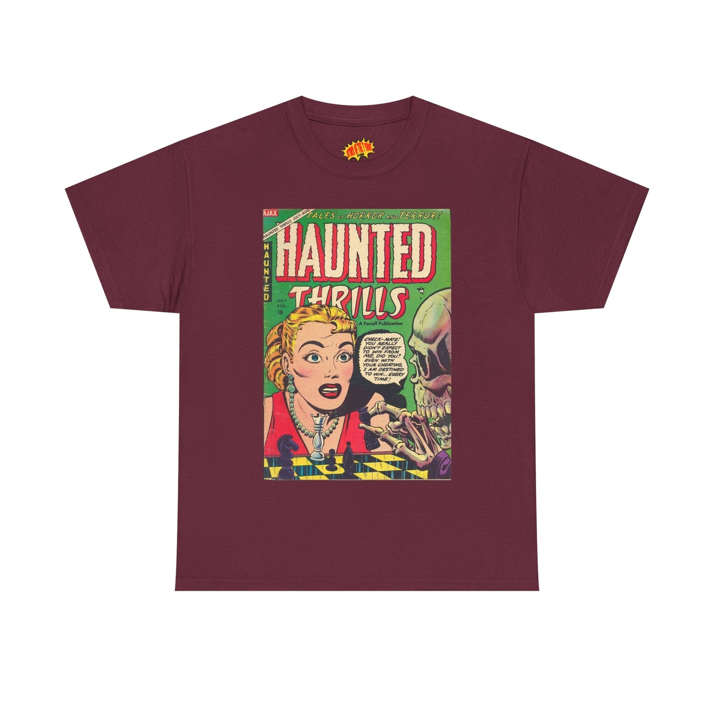 Haunted Thrills July - August Comic Tee Shirt *Multiple Colors*