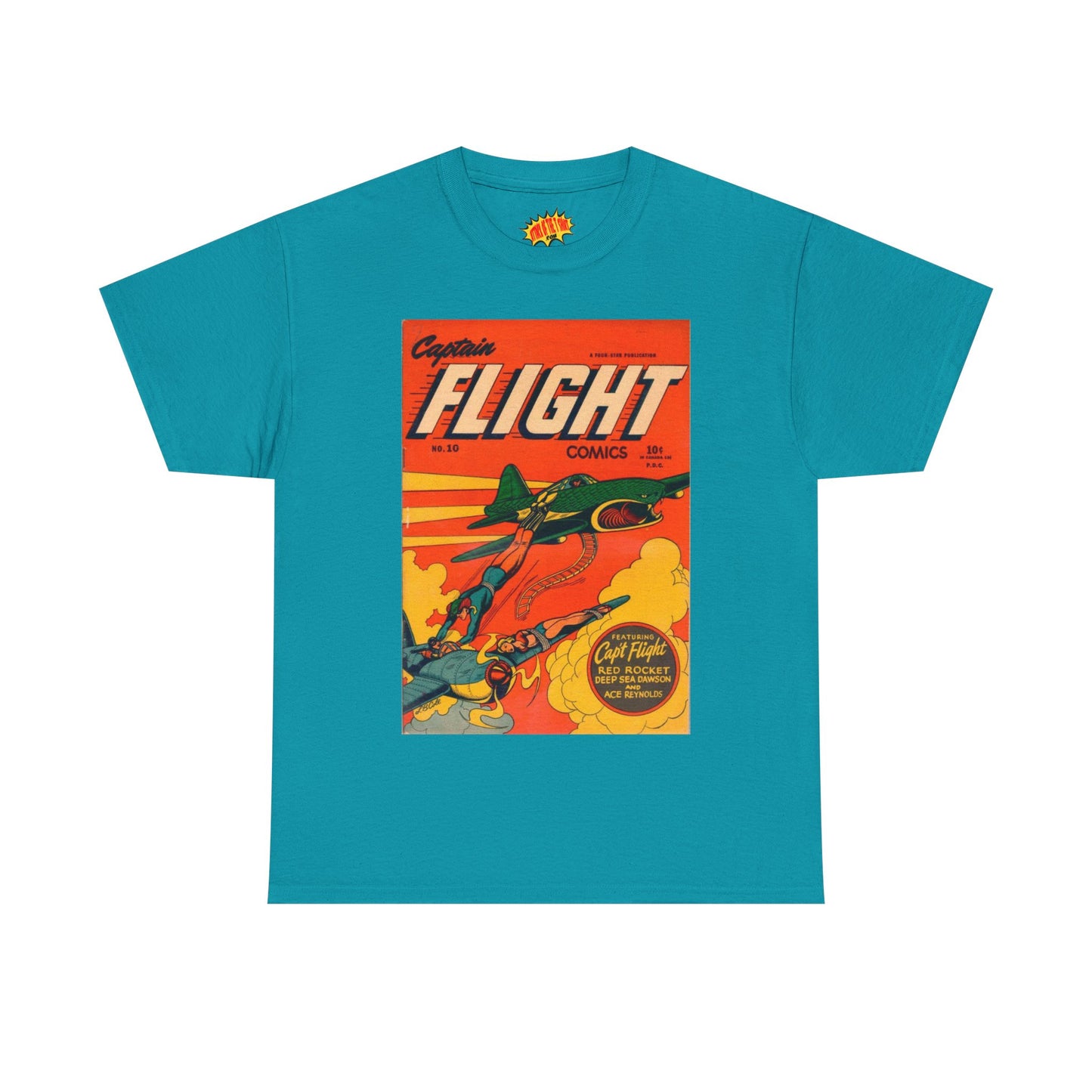 Captain Flight No. 10 Comic Tee Shirt *Multiple Colors*