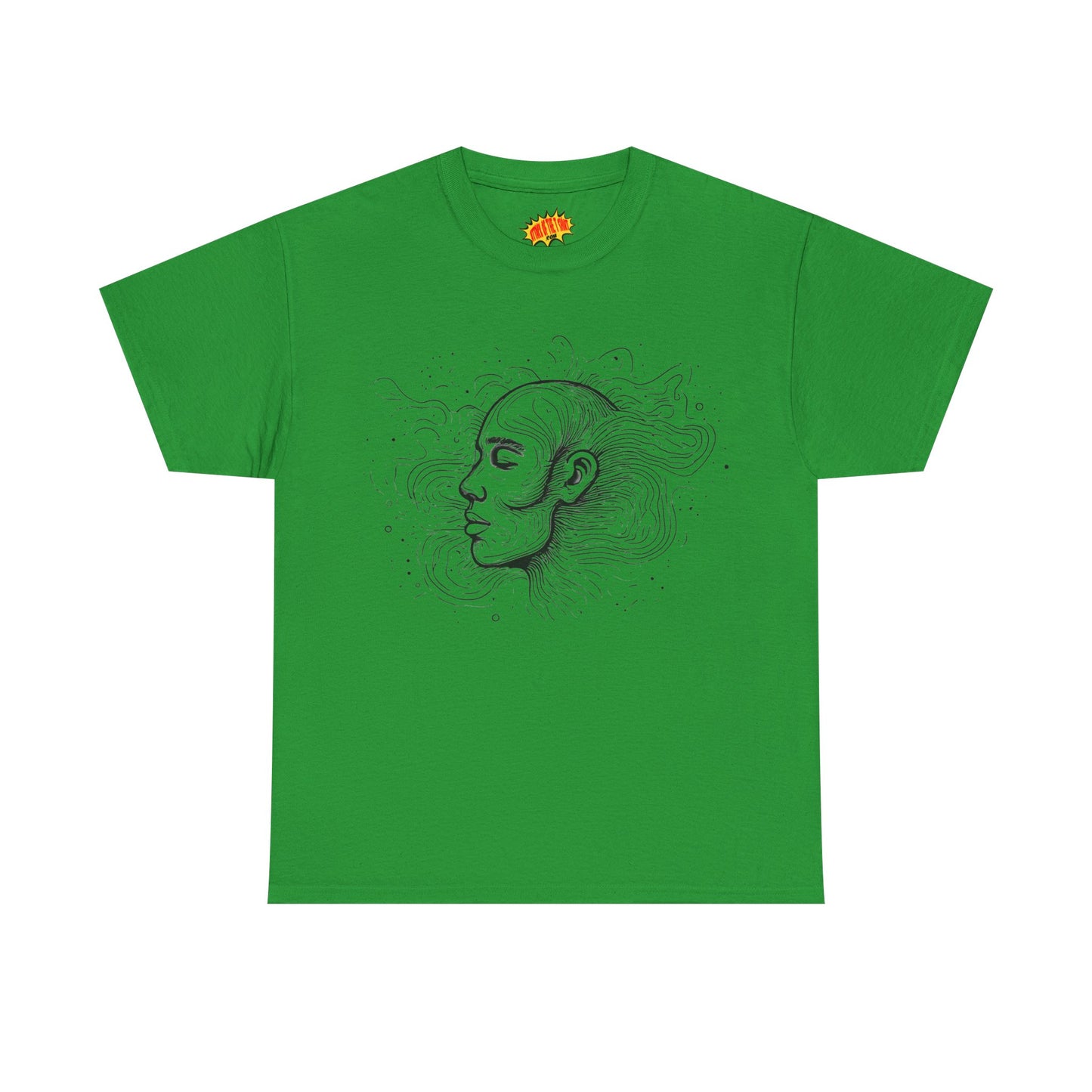 Line Drawing Graphic Art Face Tee Shirt *Multiple Colors*