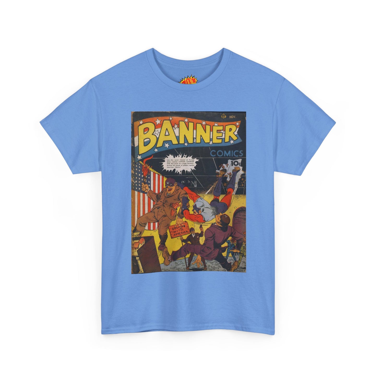 Banner Nov. Comic Tee Shirt *Multiple Colors*