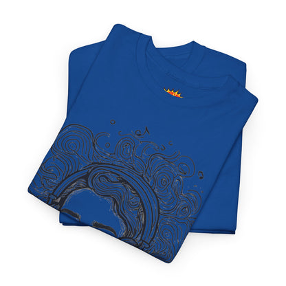 Line Drawing Portrait Graphic Music Art Tee Shirt