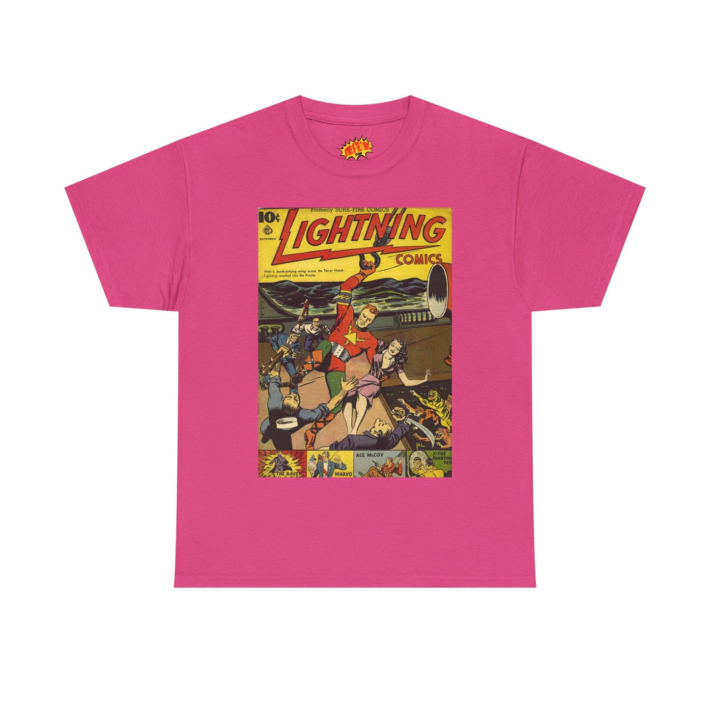Lightning Comics December Comic Tee Shirt *Multiple Colors*
