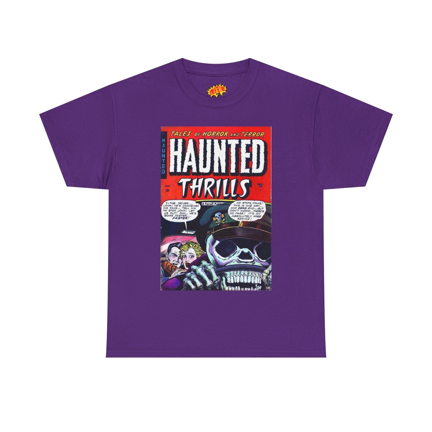 Haunted Thrills January Comic Tee Shirt *Multiple Colors*