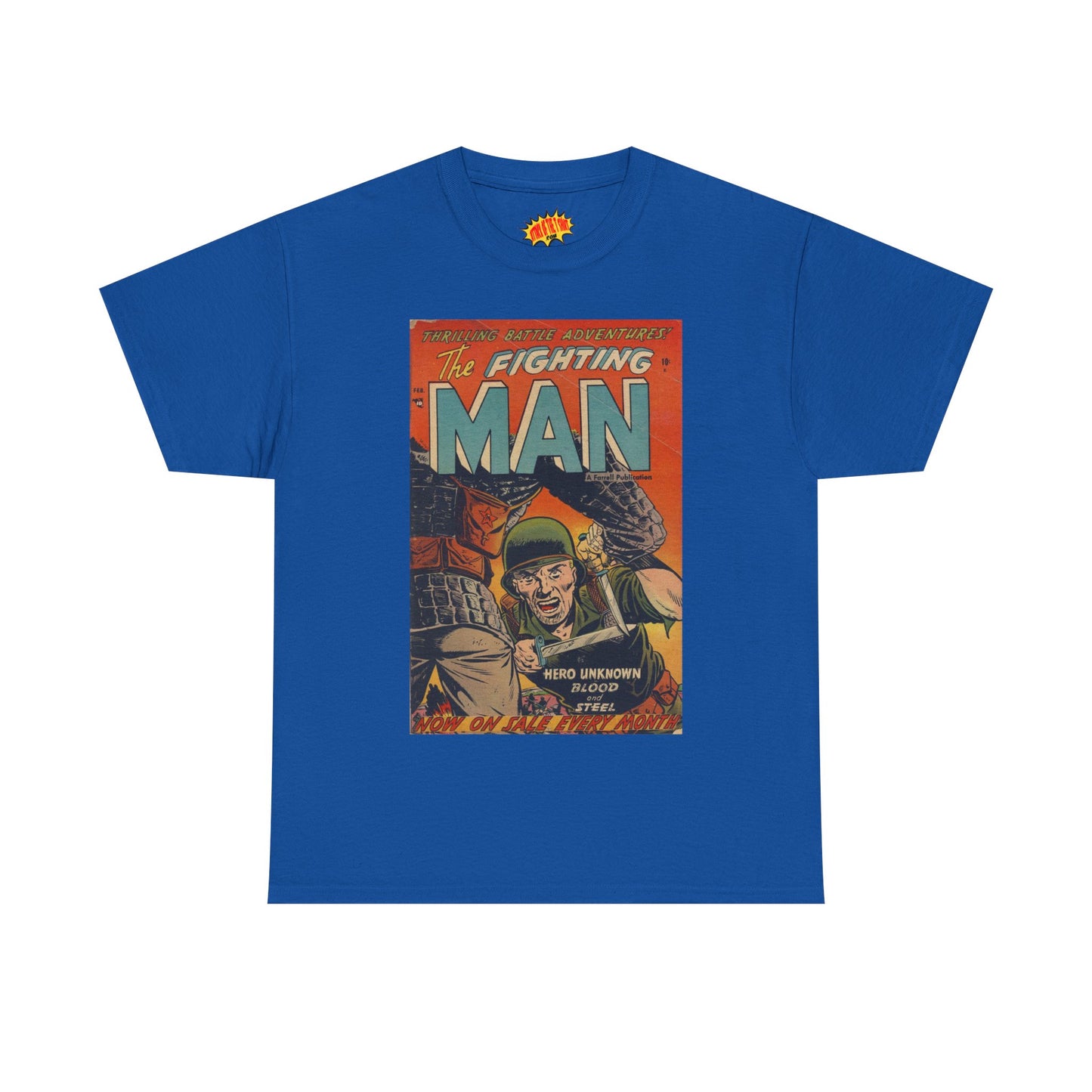 The Fighting Man February Comic Tee Shirt *Multiple Colors*