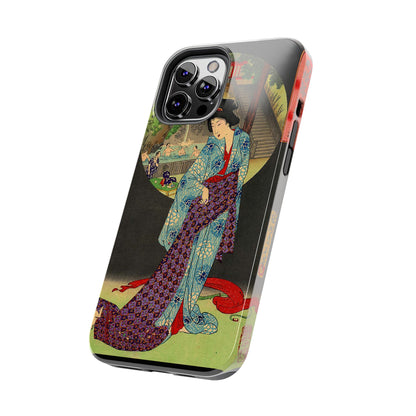 Oji Waterfall by Toyohara Chikanobu, 1890 iPhone Case *Many Sizes Available*
