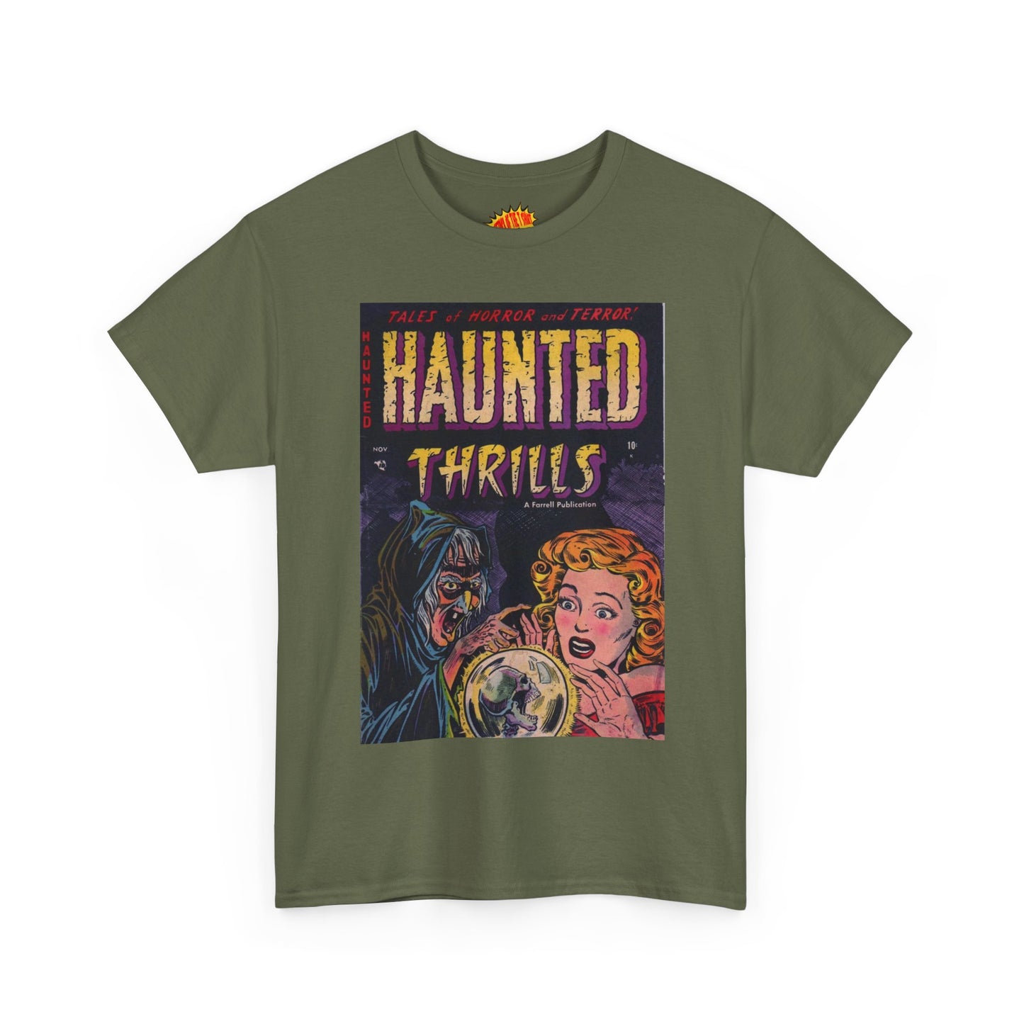 Haunted Thrills November Comic Tee Shirt *Multiple Colors*