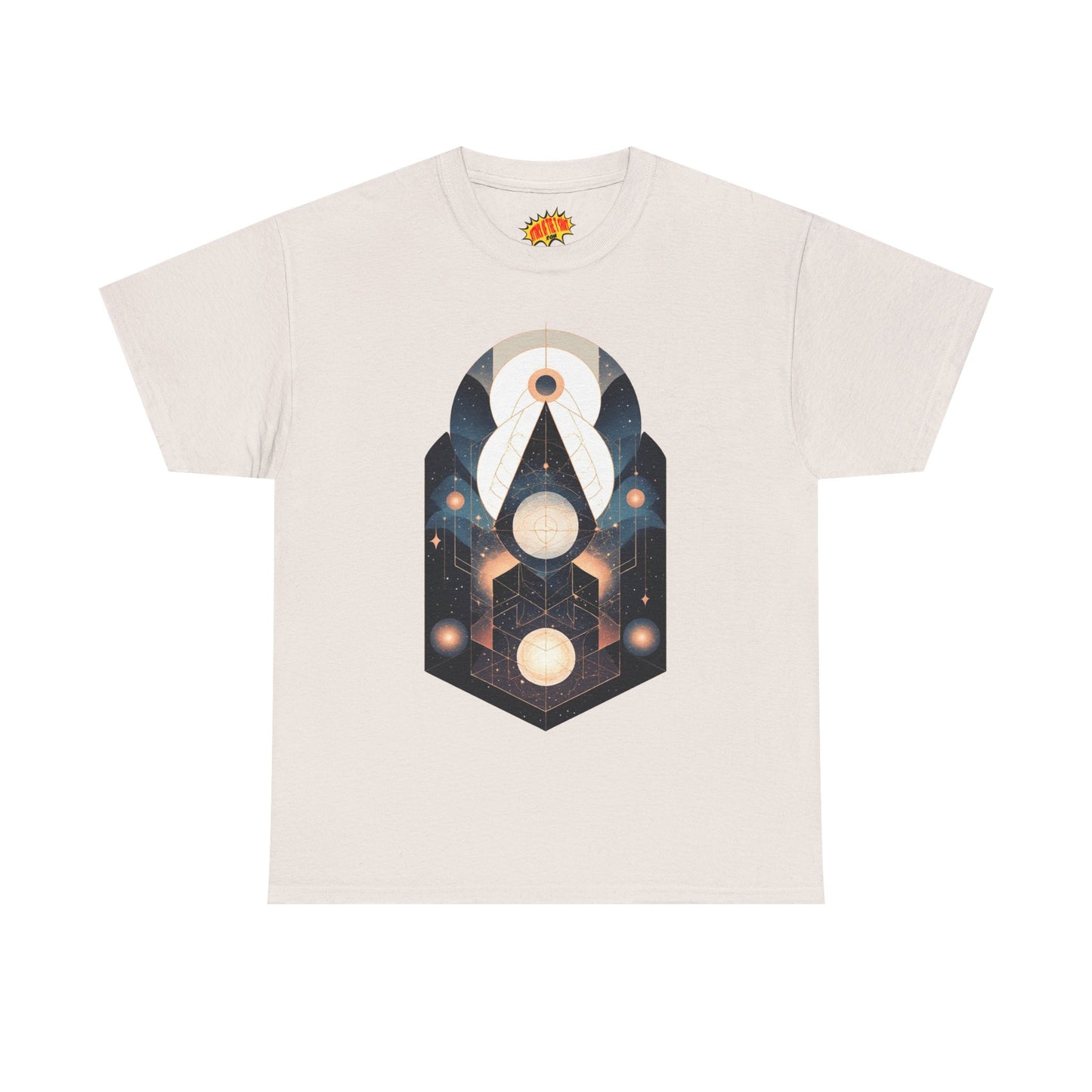 Geometric Space Art Pattern Graphic Tee Shirt *Multiple Colors*