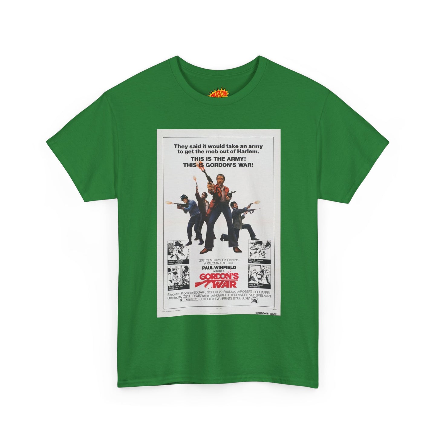 Gordon's War Movie Poster T-Shirt *Multiple Colors*
