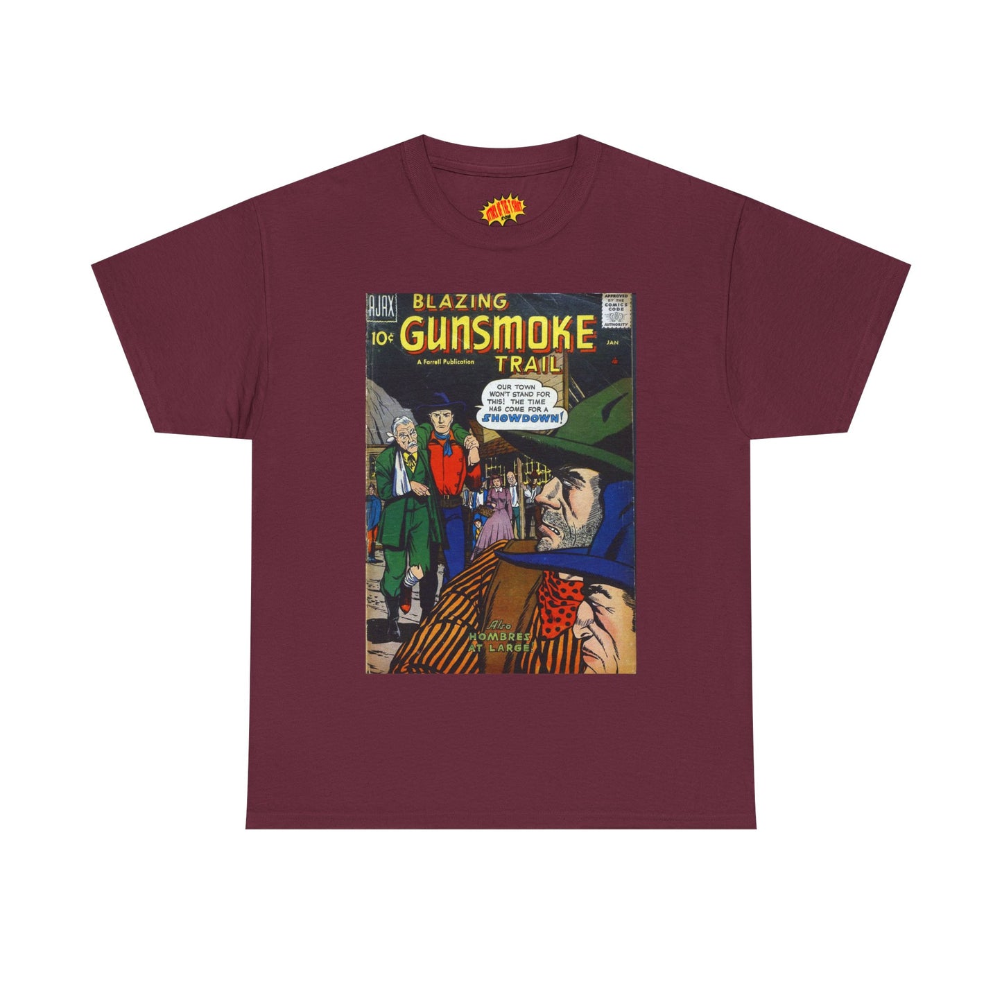 Gunsmoke Trail January Comic Tee Shirt *Multiple Colors*