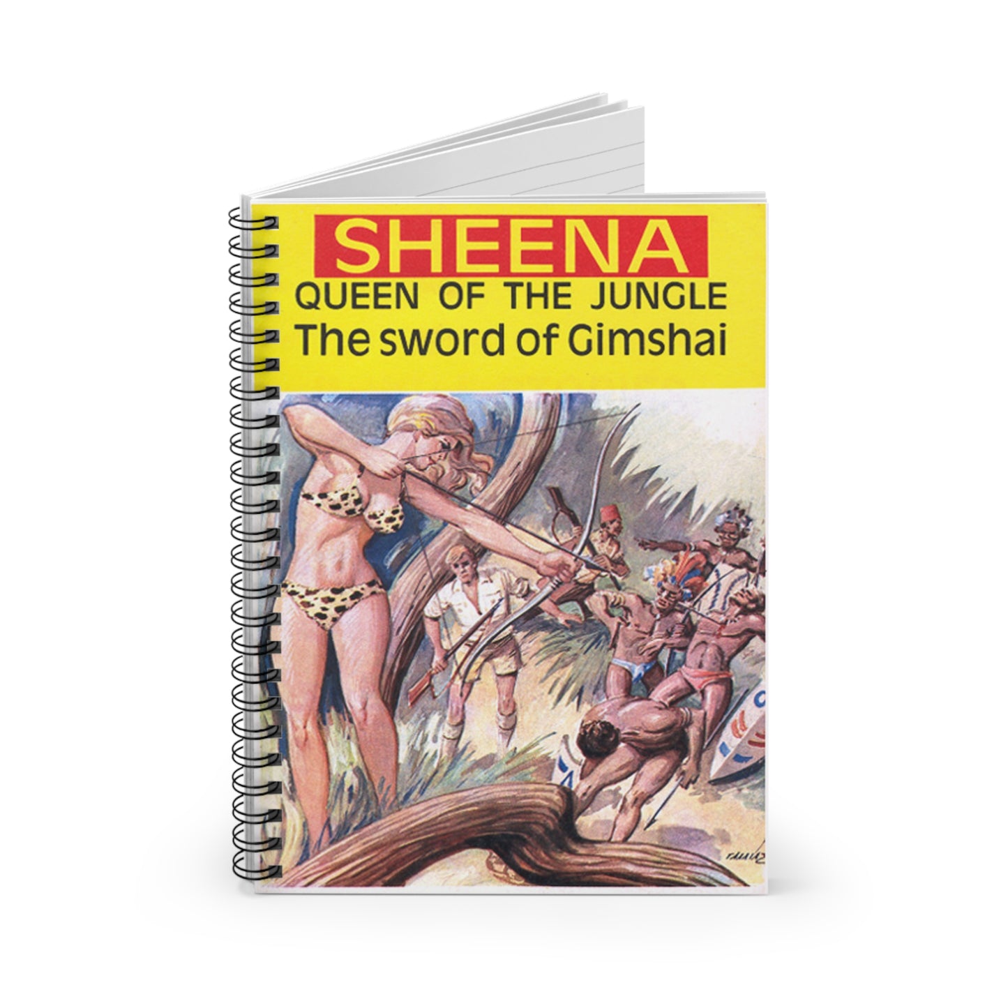 Sheena Queen of the Jungle Comic Book Cover Notebook