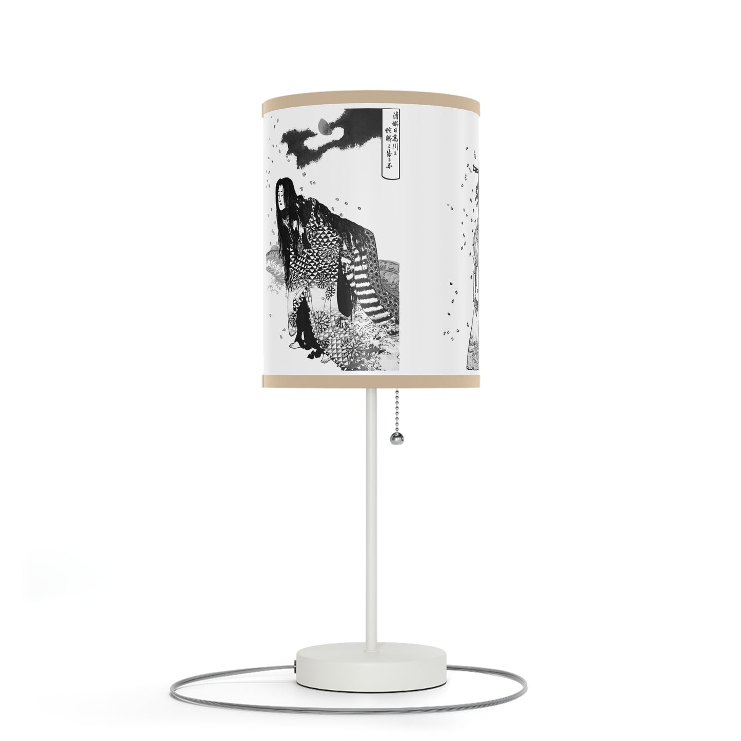 Japanese Woodcut Lamp