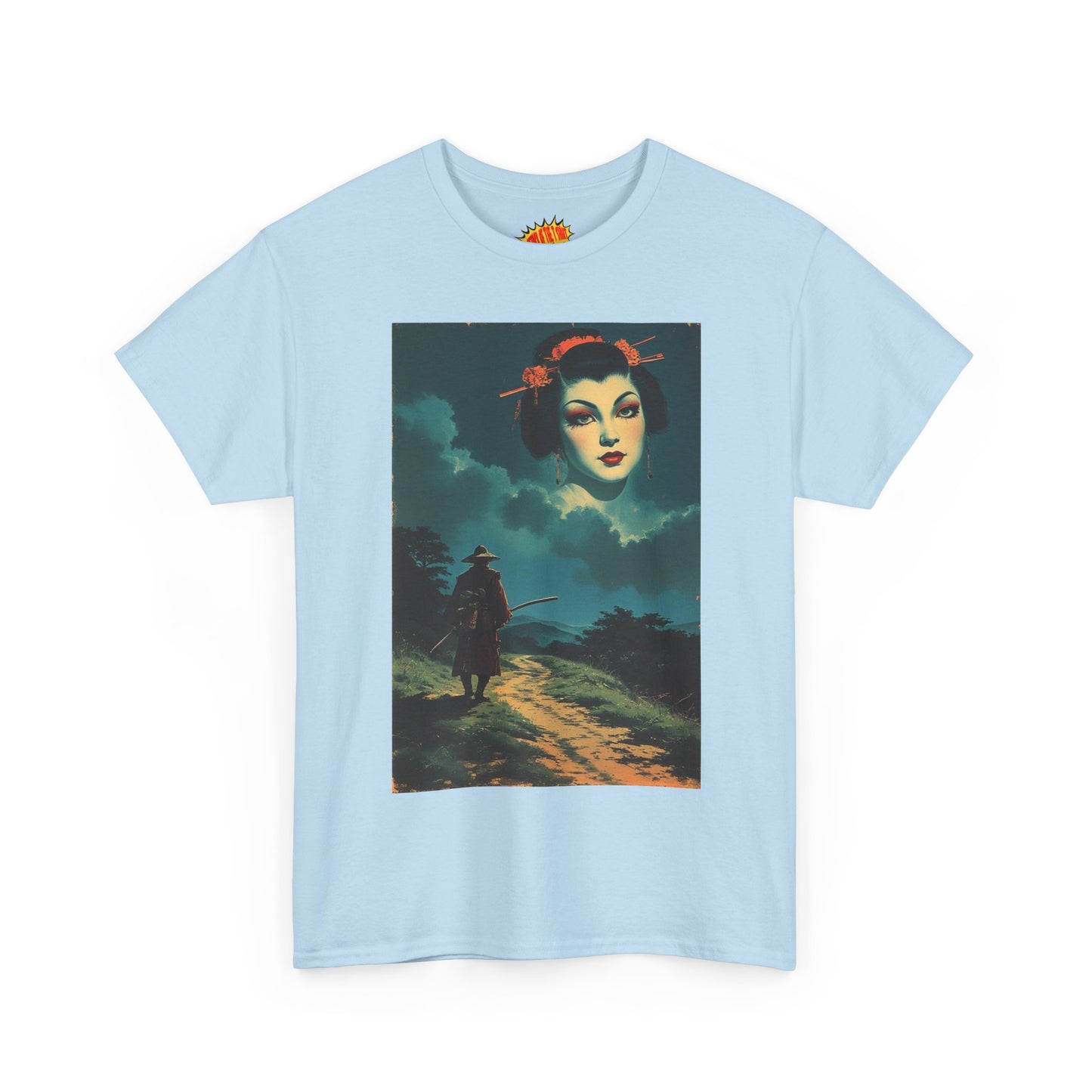 Walking Samurai w/Cloud Woman T-Shirt *Multiple Colors*