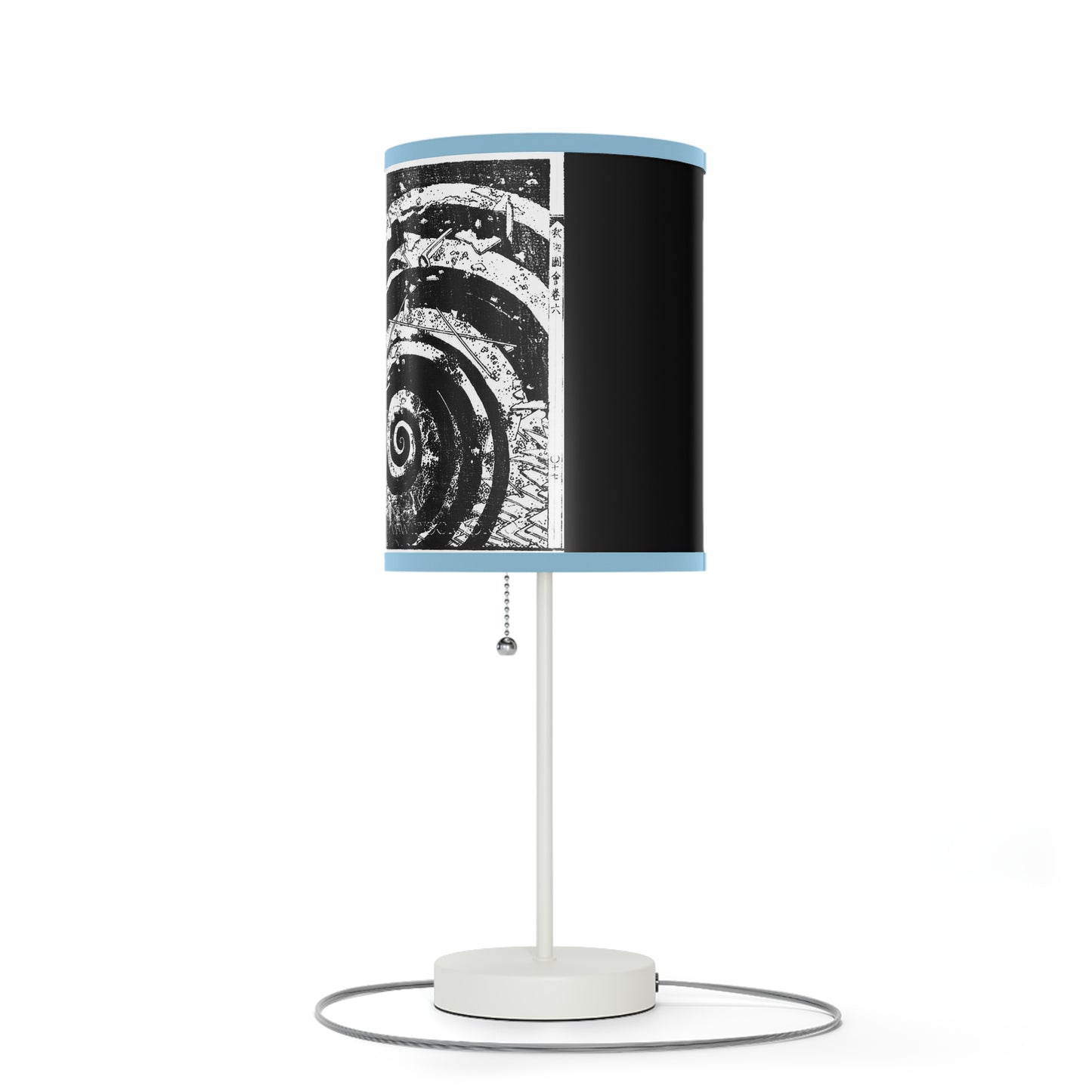 Destruction by Hokusai Japanese Woodcut Lamp