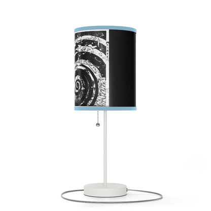 Destruction by Hokusai Japanese Woodcut Lamp