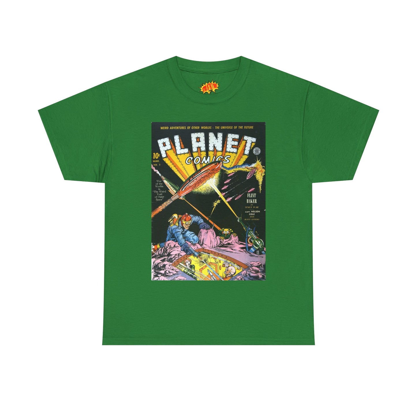 Planet Comics #3 - Heavy Cotton Tee *Dark Colors*