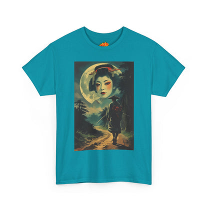 Night Traveller w/Full Moon Geisha T-Shirt