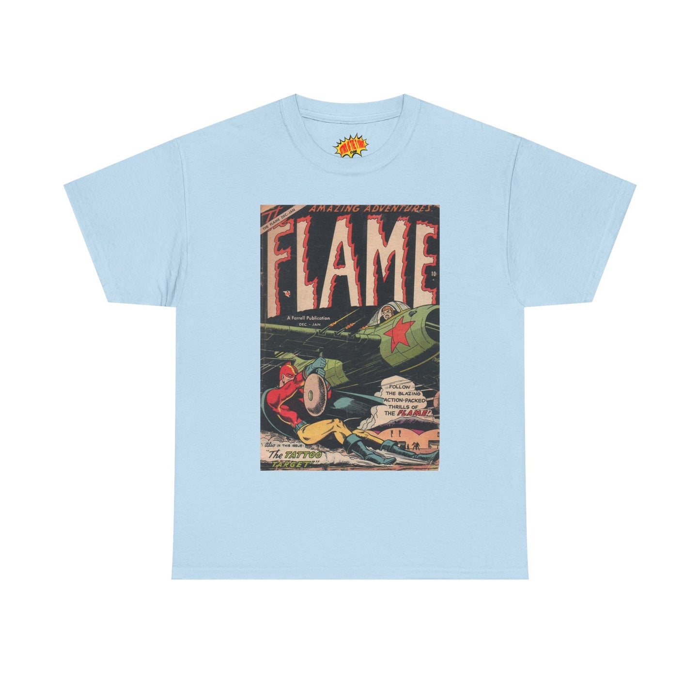 The Flame December - January Comic Tee Shirt *Multiple Colors*