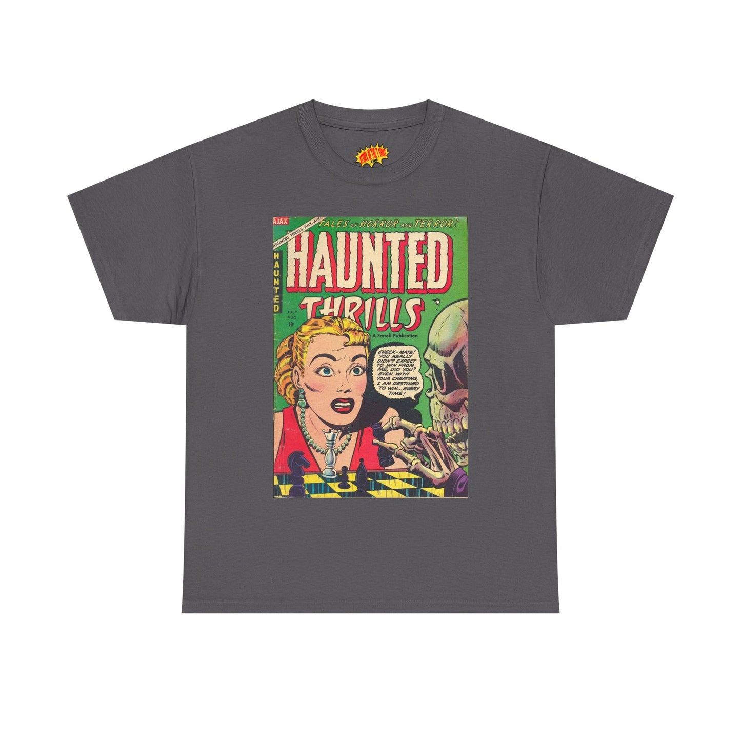 Haunted Thrills July - August Comic Tee Shirt *Multiple Colors*