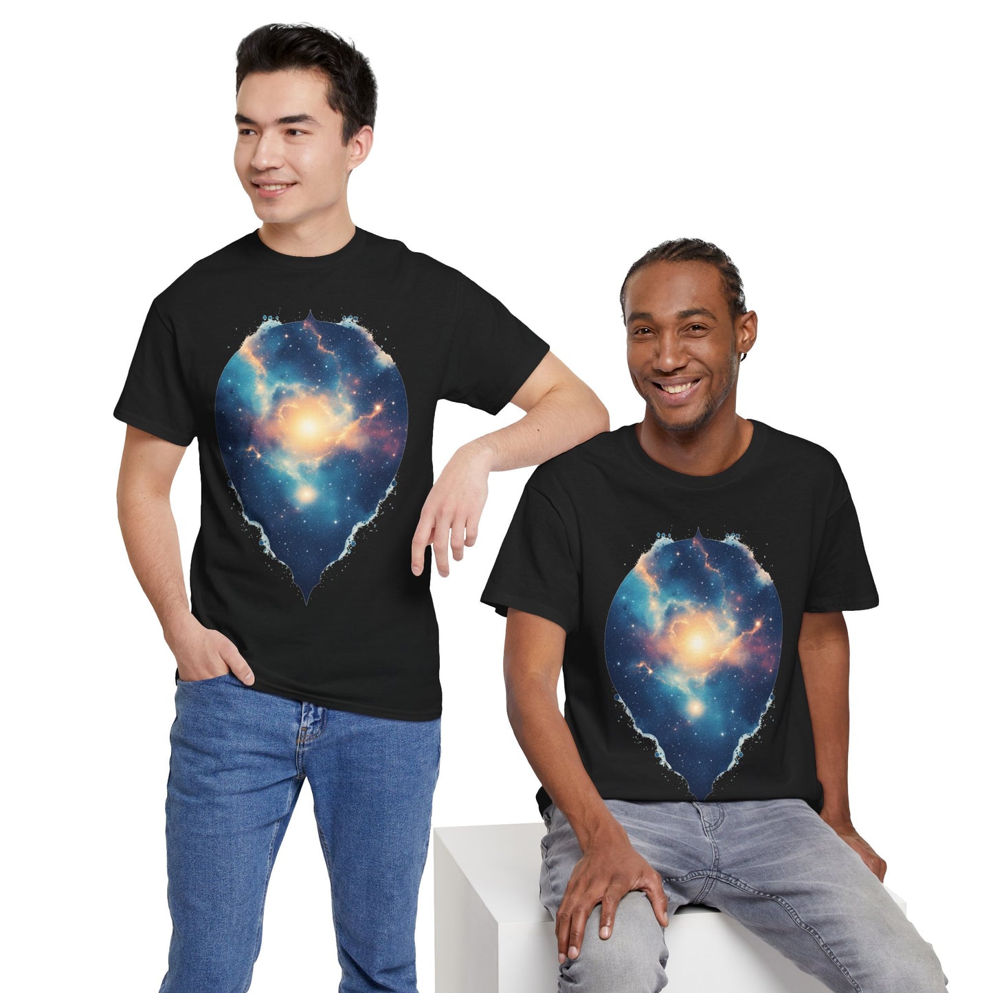 Nebula Graphic Space Art Tee Shirt *Multiple Colors*