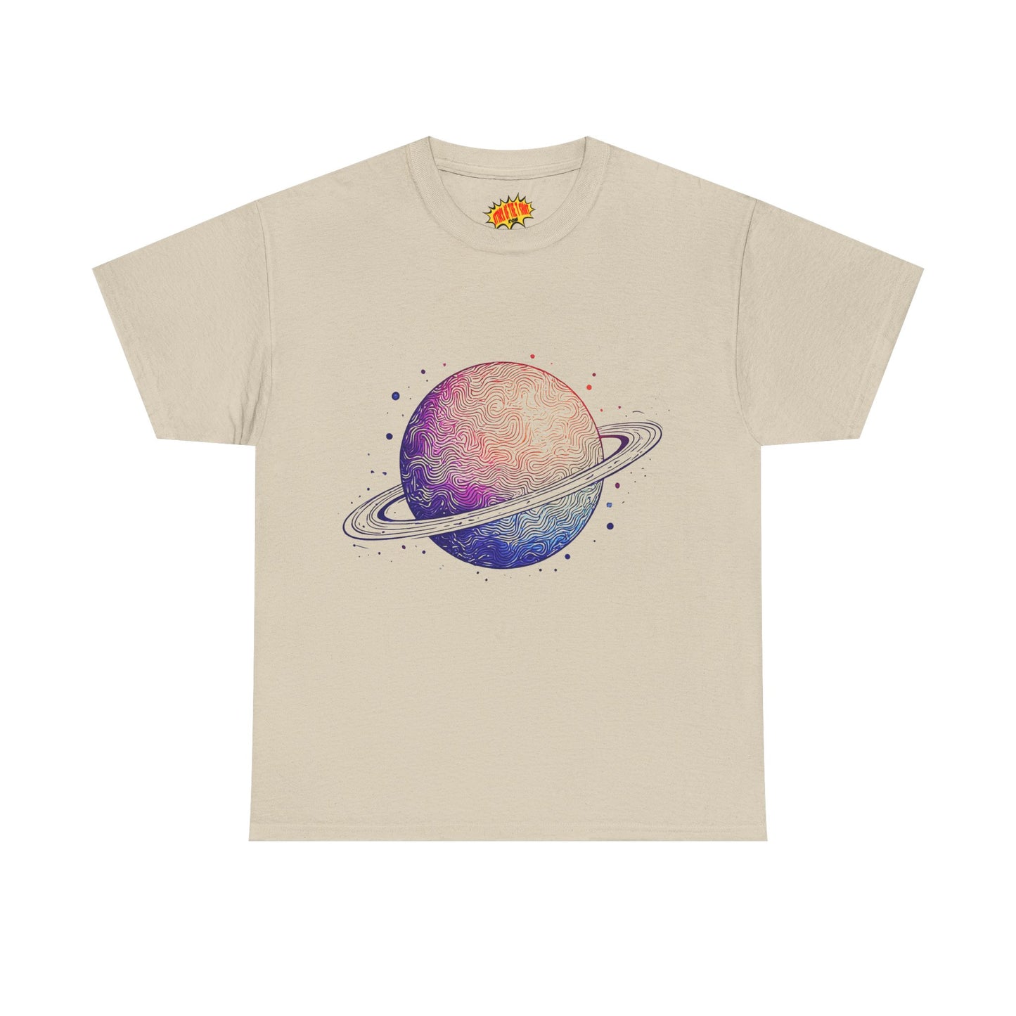 Space Art Ringed Planet Graphic Tee Shirt *Multiple Colors*