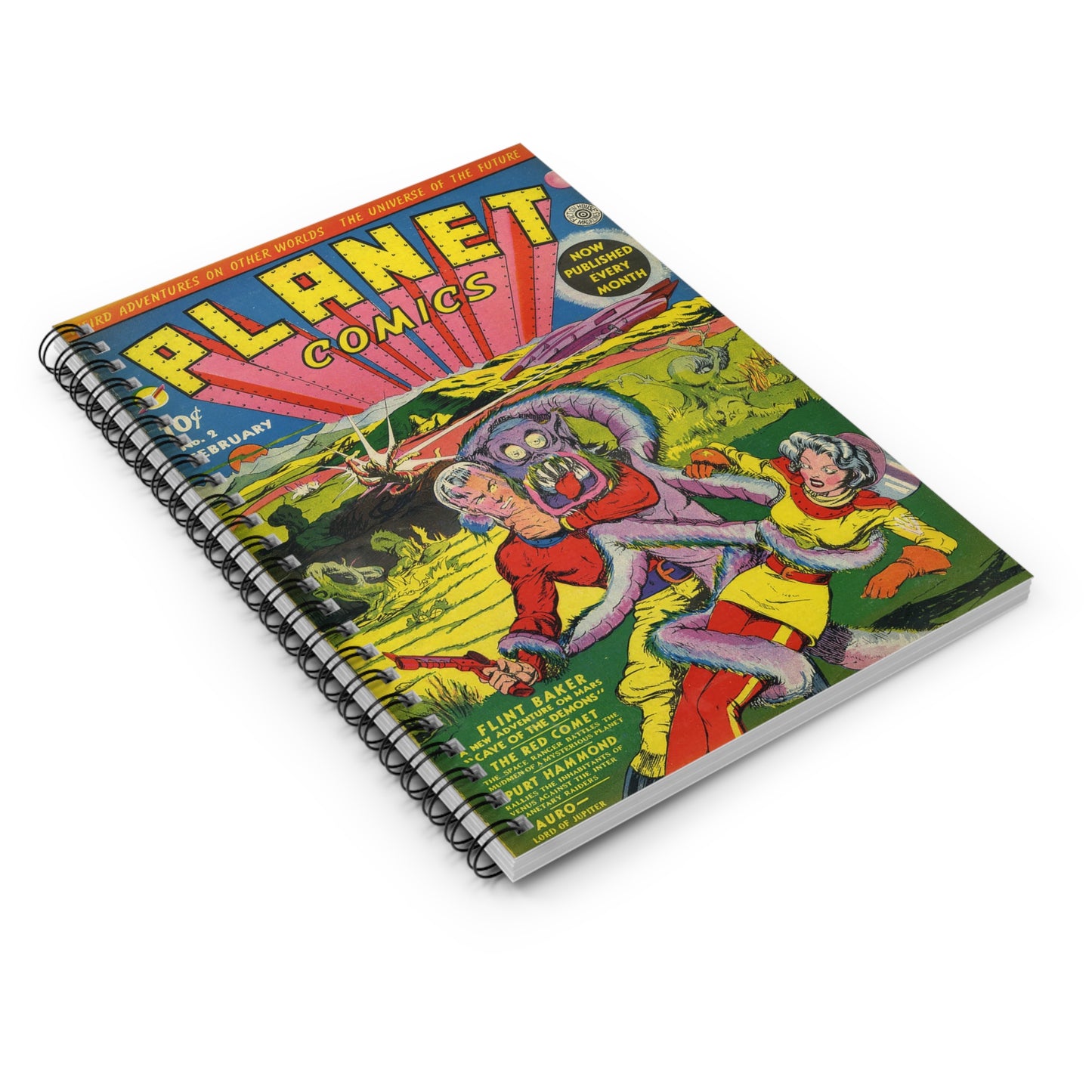 Planet Comics #2 Spiral Notebook