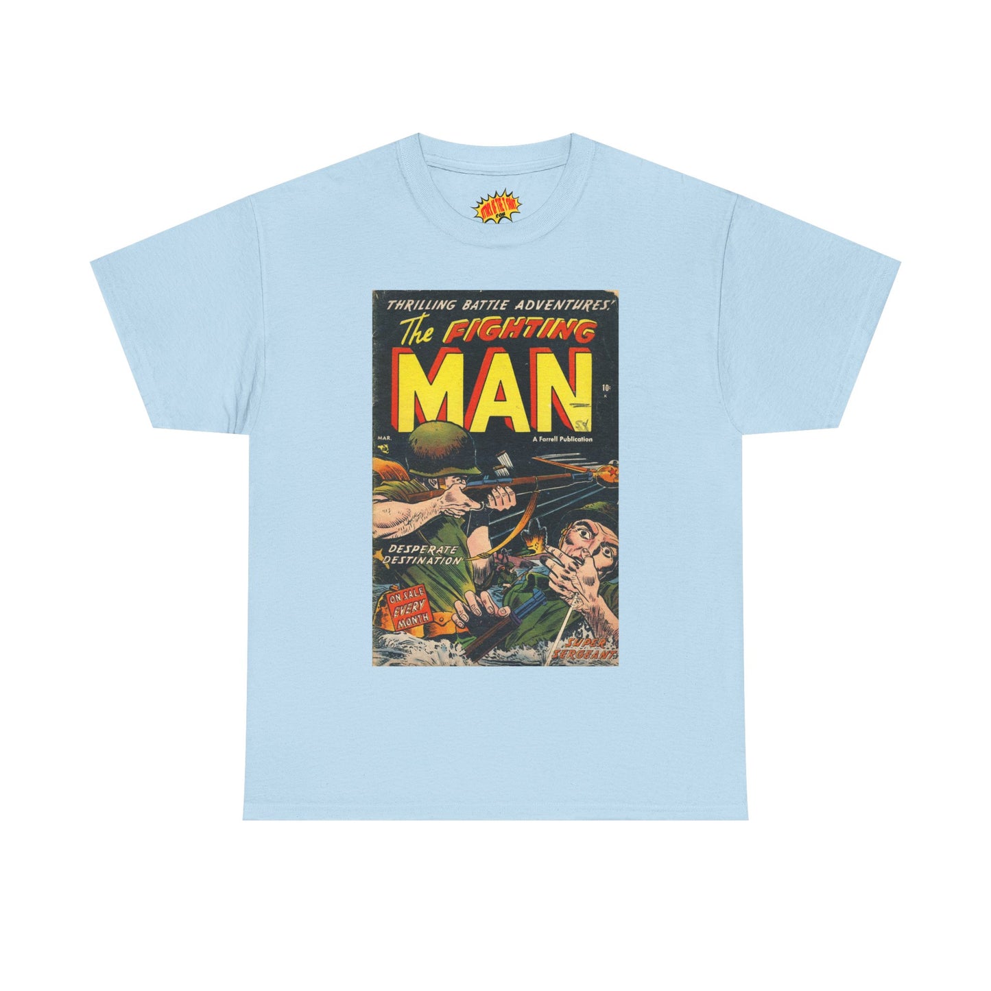 The Fighting Man March Comic Tee Shirt *Multiple Colors*
