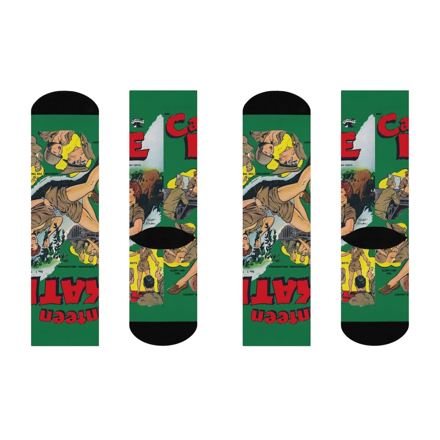 Canteen Kate #1 Cushioned Socks Green