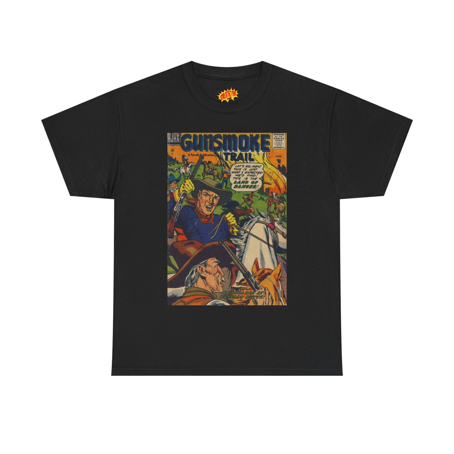 Gunsmoke Trail August Comic Tee Shirt *Multiple Colors*