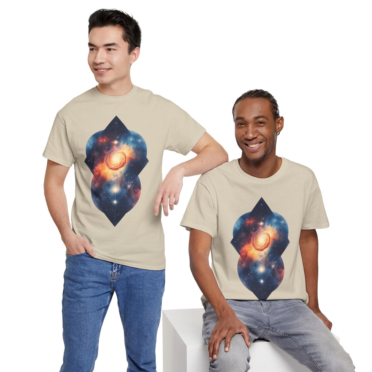 Double Diamond Nebula Graphic Space Art Tee Shirt *Multiple Colors*