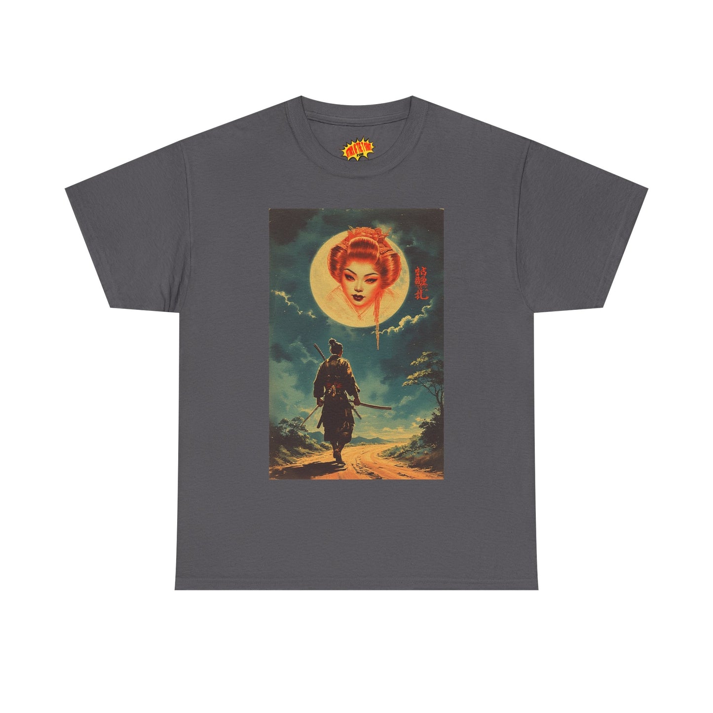 Walking Samurai w/Blood Moon Woman T-Shirt *Multiple Colors*
