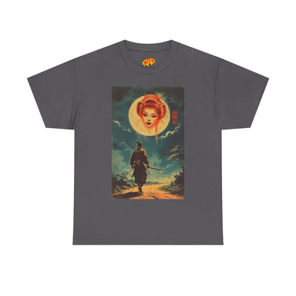 Walking Samurai w/Blood Moon Woman T-Shirt