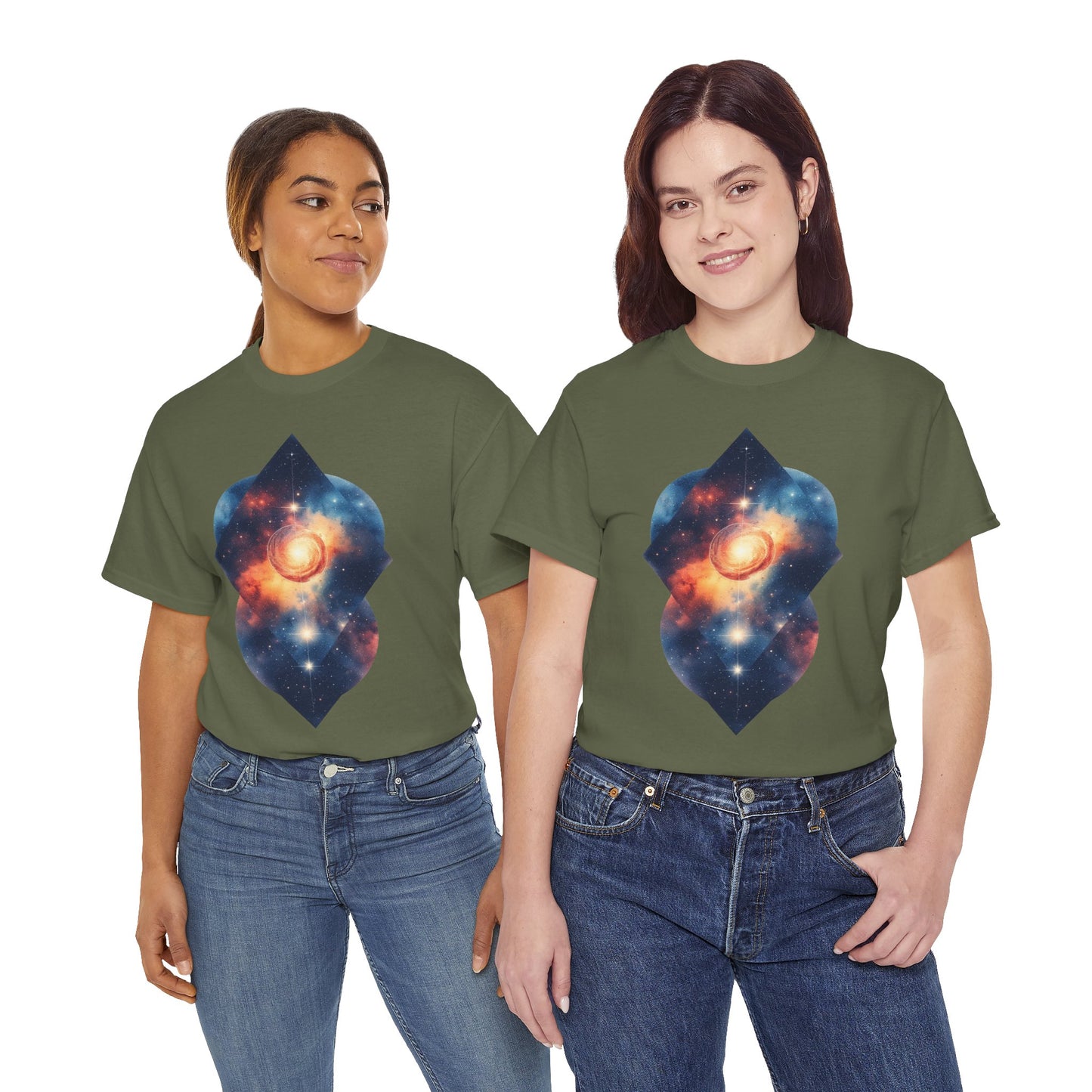 Double Diamond Nebula Graphic Space Art Tee Shirt *Multiple Colors*